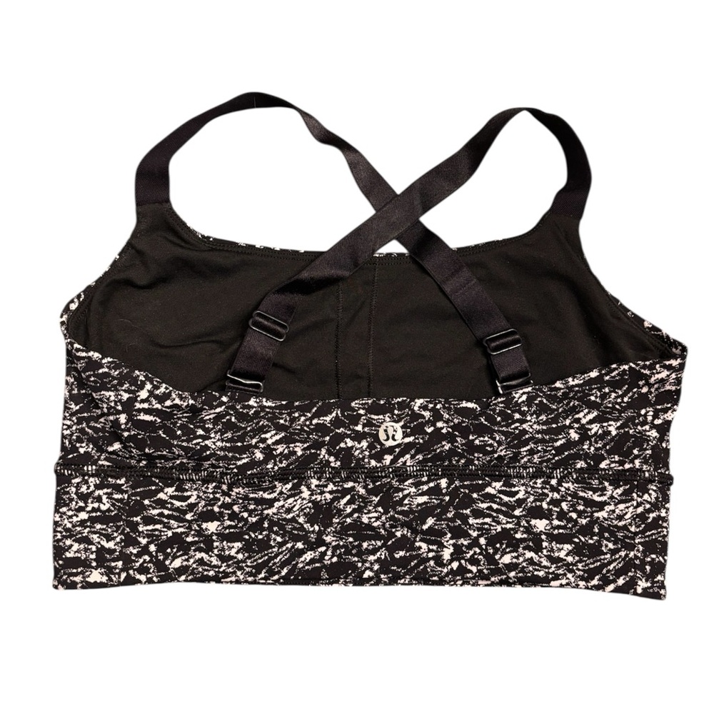 Lululemon Black and White Sports Bra